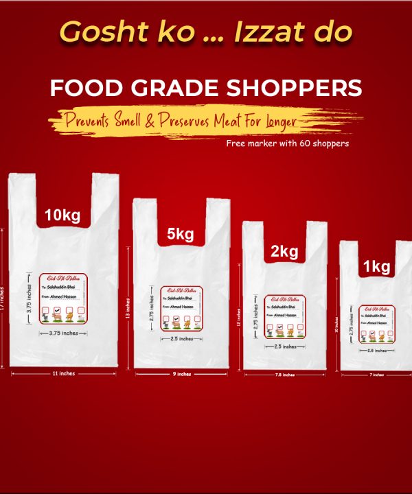 Meat Bags with customized Labels