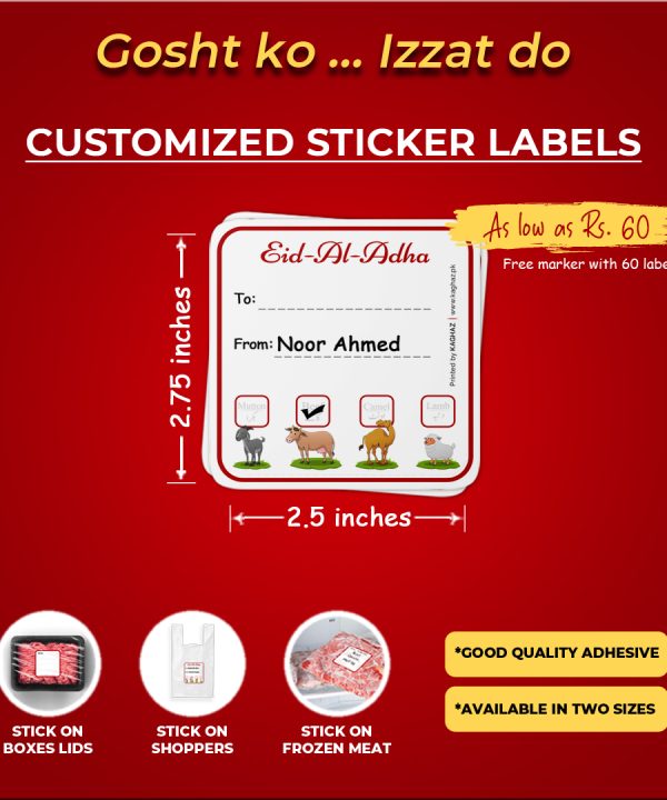 Sticker Labels Eid Al Adha