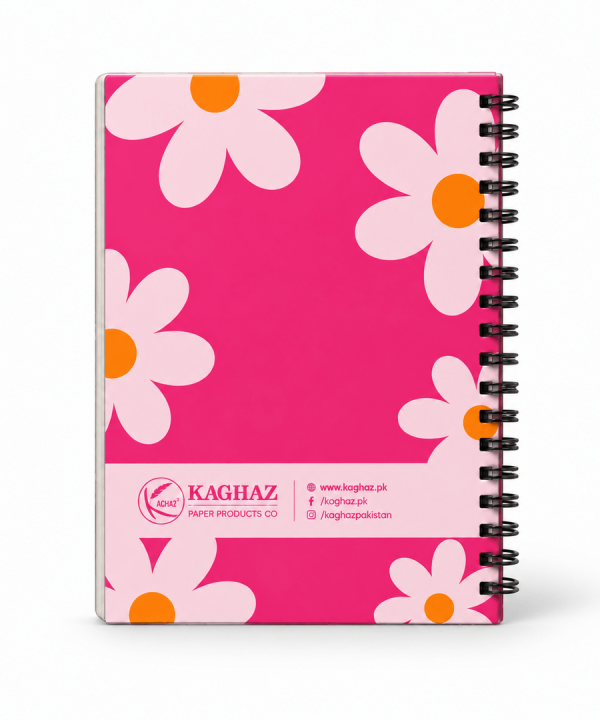 Alternative view of Bloom Pink Notebook