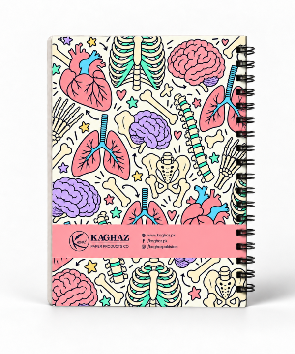 Alternative view of Anatomy Pastel Notebook