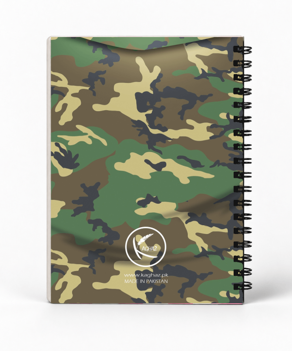Alternative view of Army Notebook