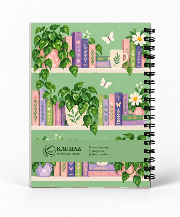Alternative view of Green Botanical Notebook