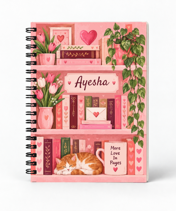 Pink Romantic Notebook