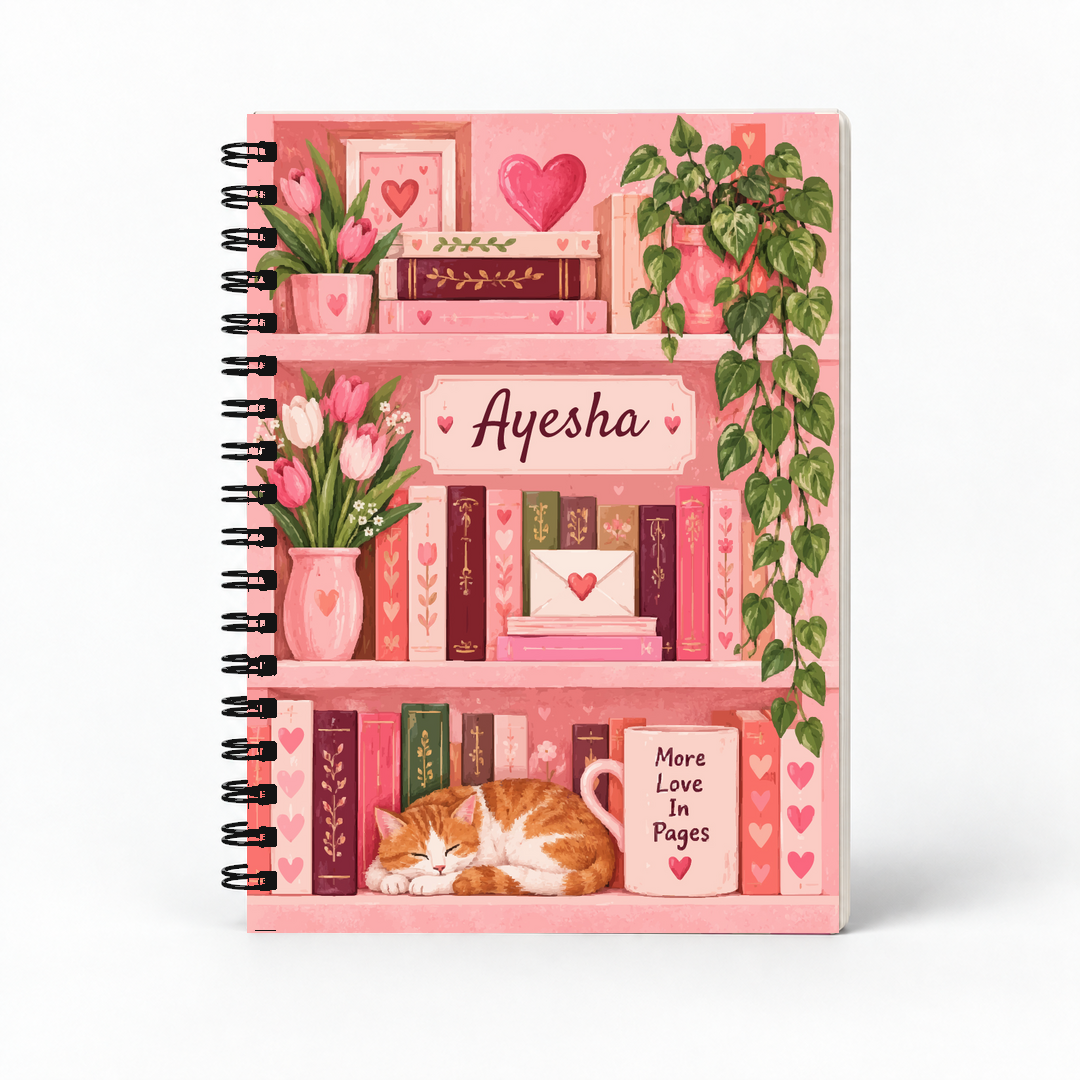 Pink Romantic Notebook