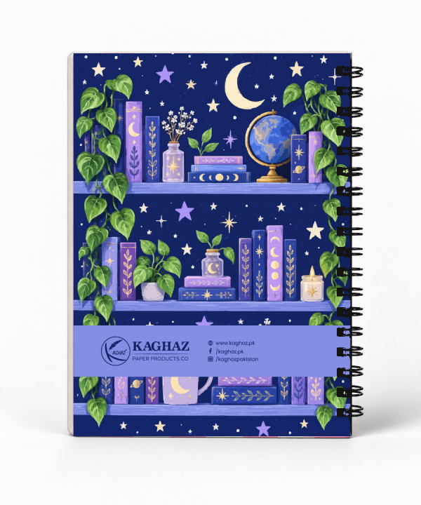 Alternative view of Blue Celestial Notebook