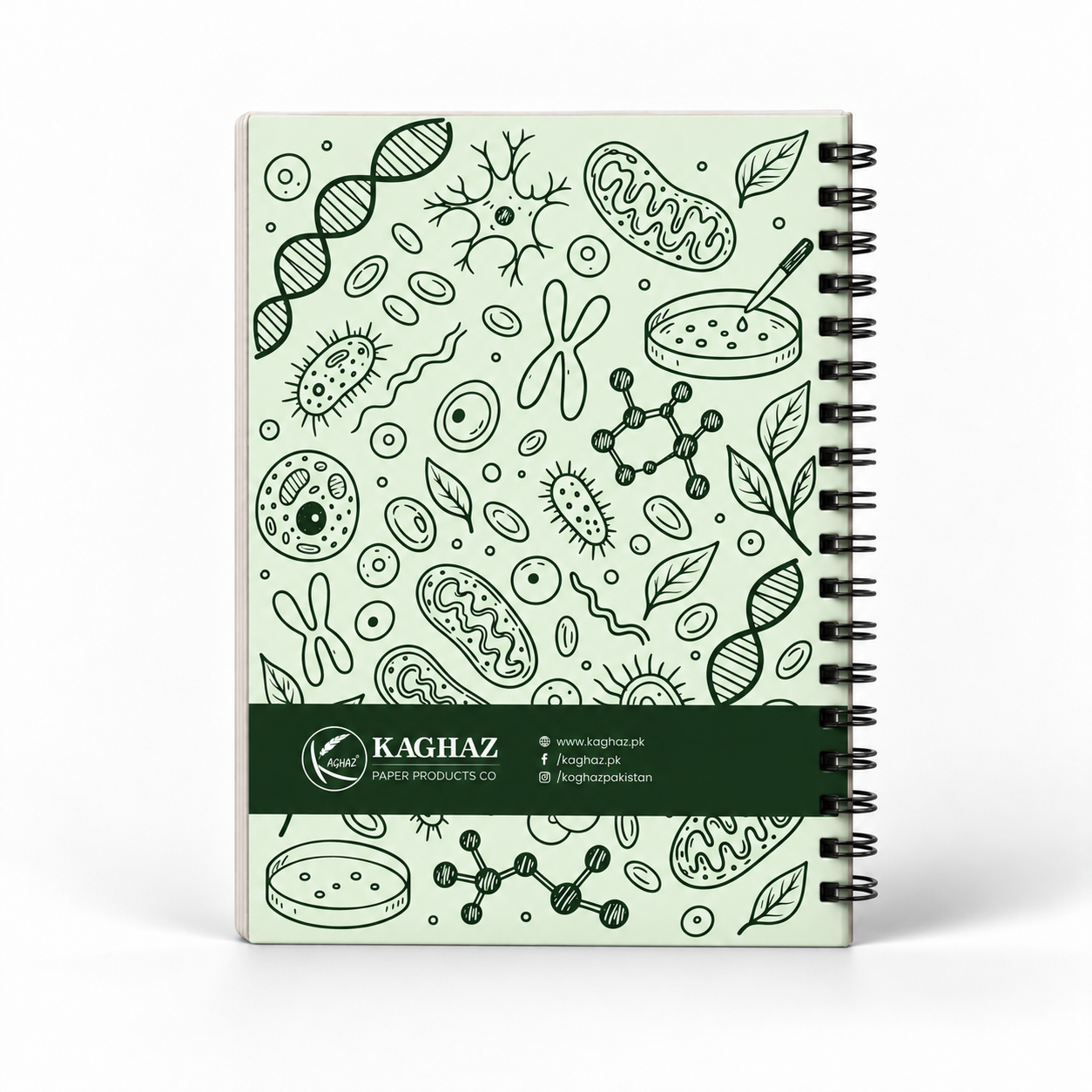 Mint Biology Doodle Notebook - Image 2