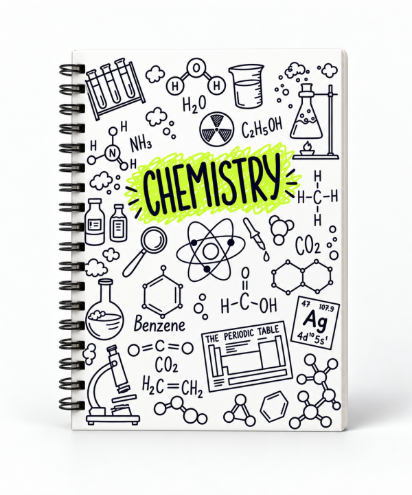 Chemistry Neon Notebook