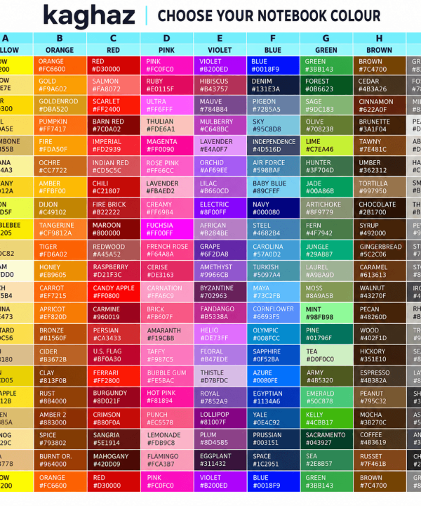 Alternative view of Solid Color Notebook