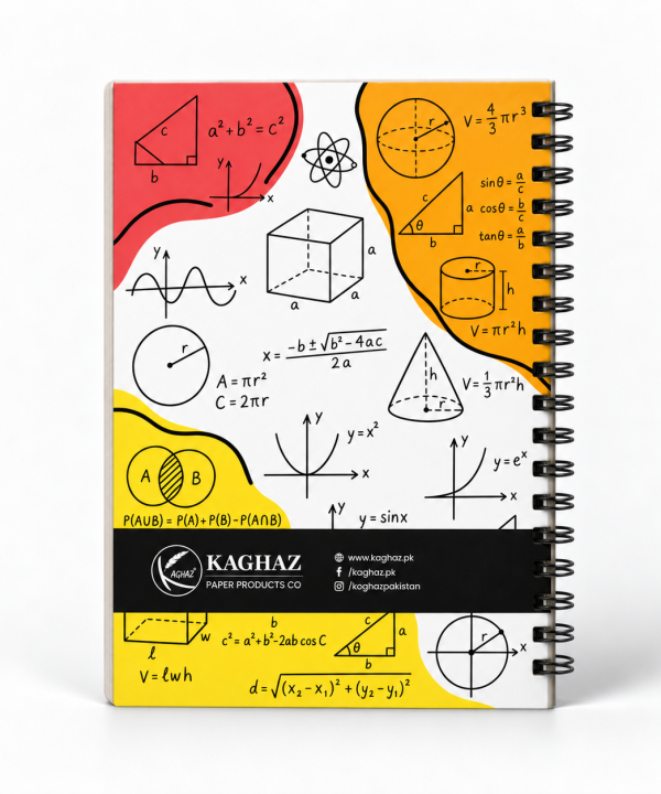 Alternative view of Mathematics Formula Doodle Notebook