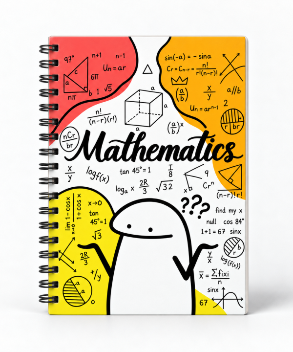 Mathematics Formula Doodle Notebook