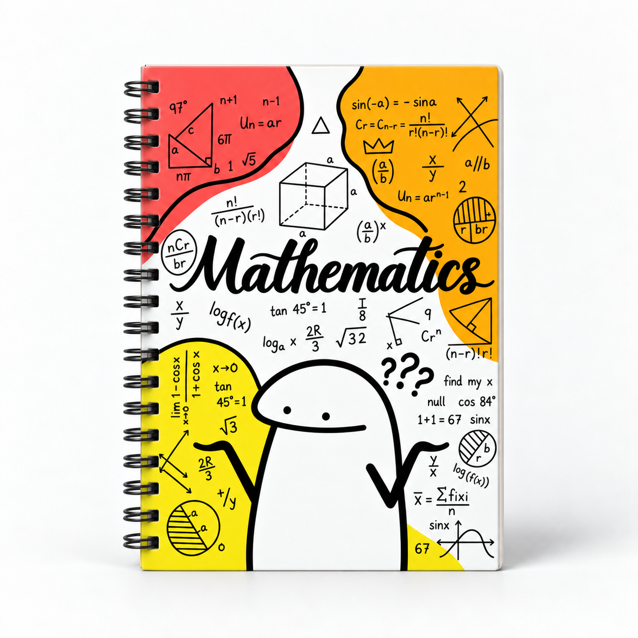 Mathematics Formula Doodle Notebook