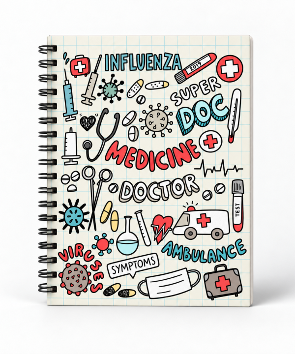 Medicine Doodle Notebook
