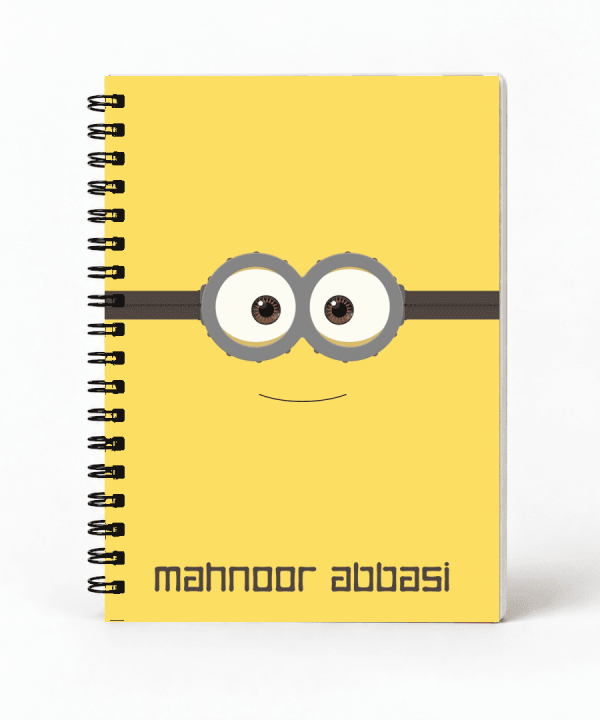 Minion Face Notebook