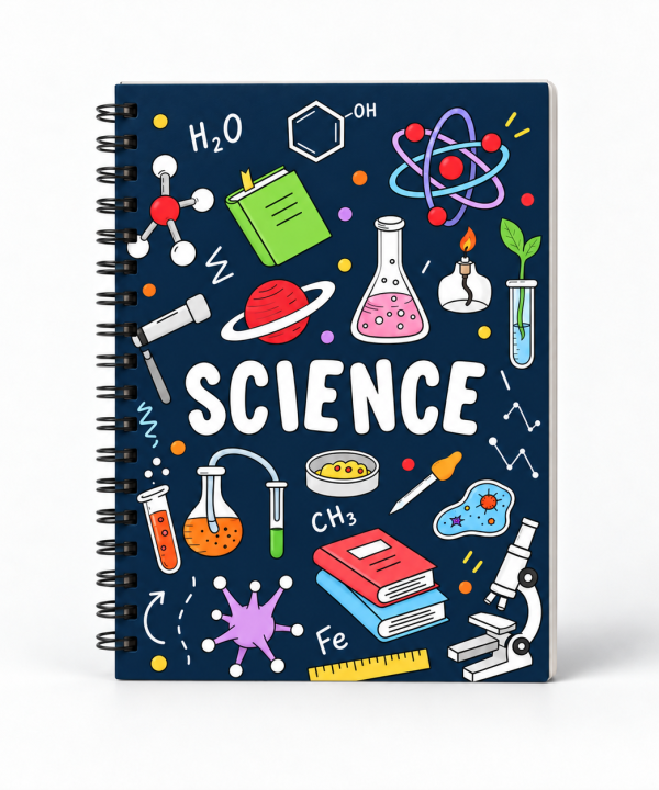 Science Lab Doodle Notebook