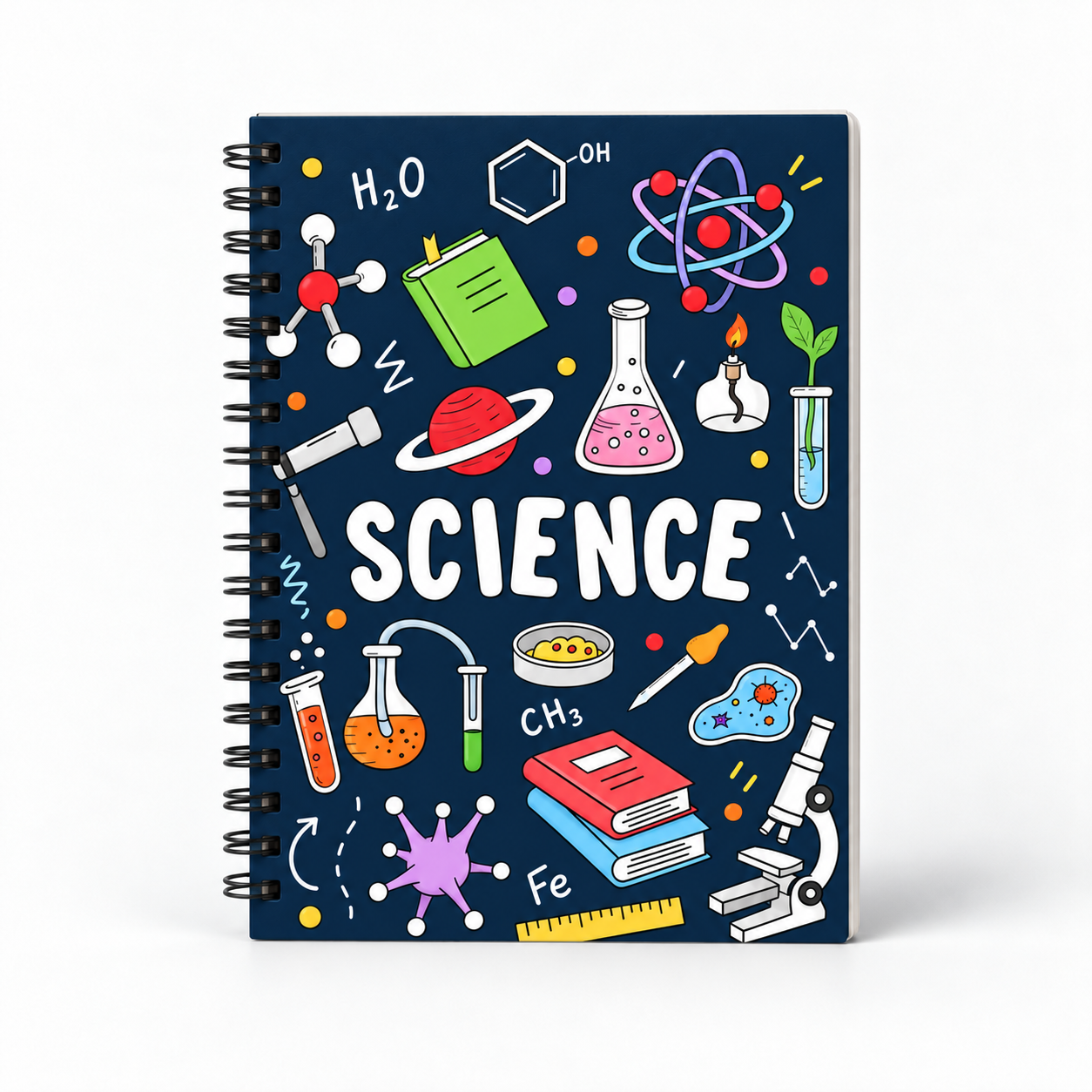Science Lab Doodle Notebook