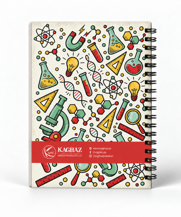 Alternative view of Science Retro Lab Doodle Notebook