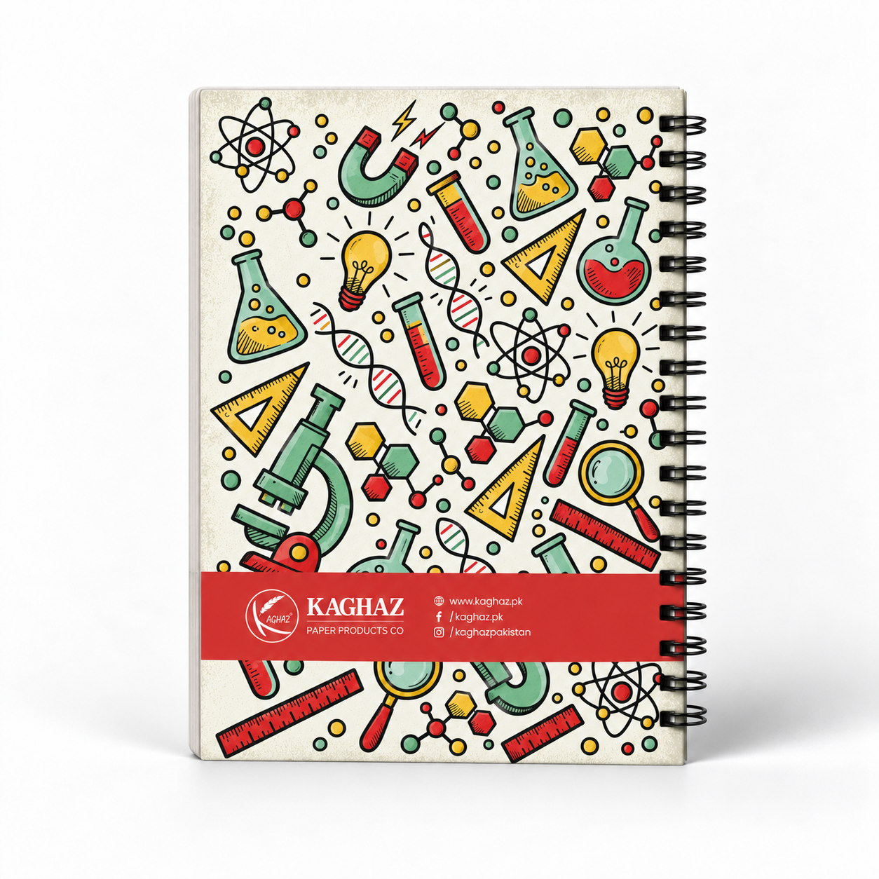 Science Retro Lab Doodle Notebook - Image 2