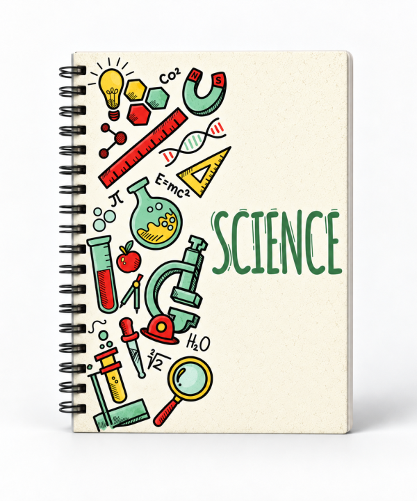 Science Retro Lab Doodle Notebook